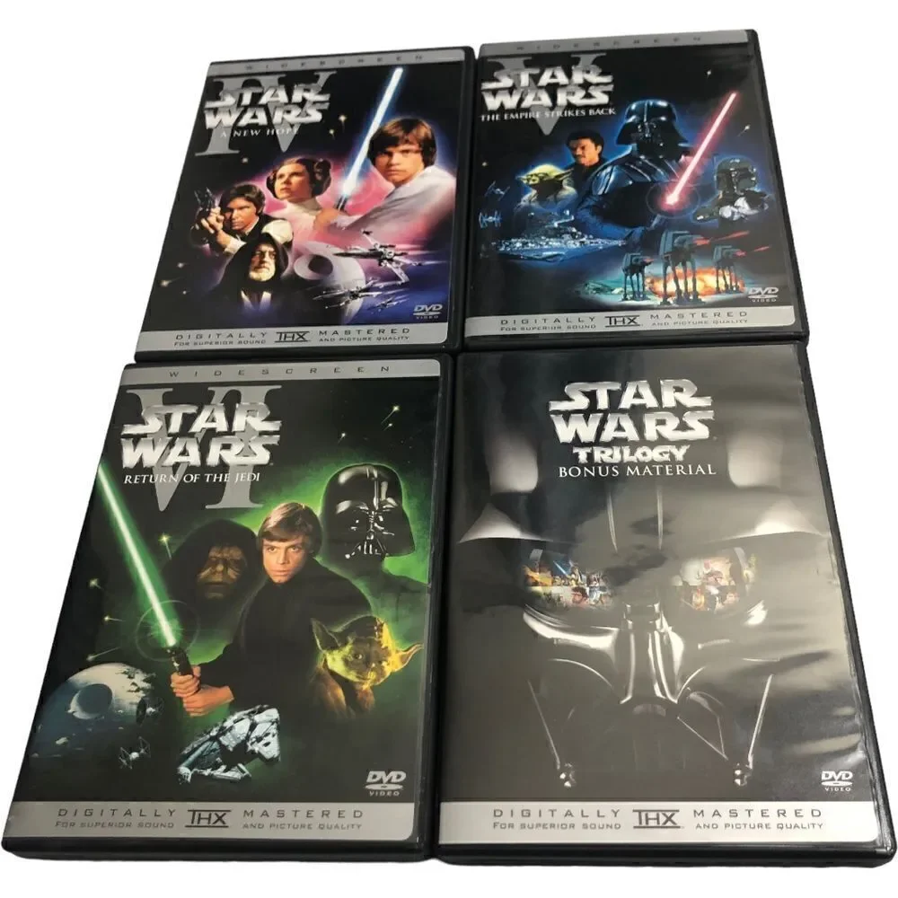 Star Wars 4-Disc DVD Trilogy Box Set - Picture 3 of 13